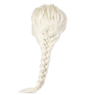 Perruque doree des truites de Belle princesse glacee Elsa reine de neige pour le | eBay