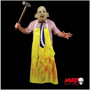 Texas Chainsaw Mutt-Sacre Leatherface Costume for Pets M