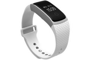 Bracelets connectés Wewoo Bracelet connecté blanc 0,66 pouces écran oled bluetooth 4.0 ip67 étanche smart avec dragonne tpu &amp; appuyez sur la touche et l'oxygène du sang / tensi | Darty