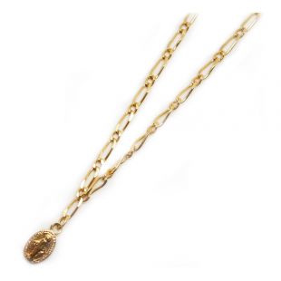 collier gold madone Pearl Karma