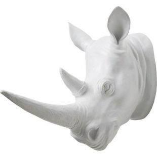 Tête Rhino blanc Kare Design / 36 x 30 x 20 cm