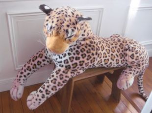 Grande Peluche Guépard Léopard 120 cm animal sauvage Wild animal giant plush | eBay
