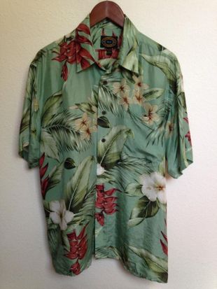 Chemise Hawaïenne Homme - INSFITY - Manches Courtes - Imprimé 3D - Vert Vert - Prêt-à