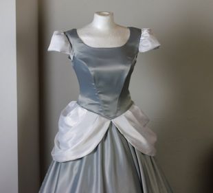 Cendrillon robe argent Cosplay Costume Robe
