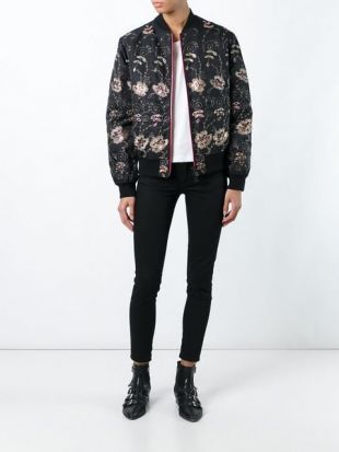 Givenchy Floral Embroidered Bomber Jacket   Farfetch