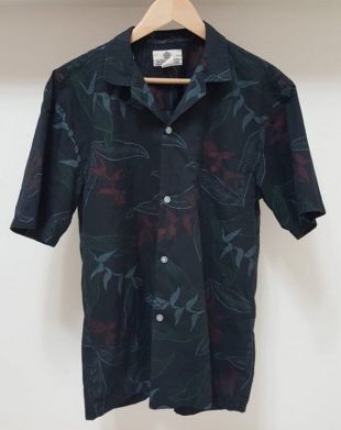 VTG Moana Shirt Co. Hawaiian impression chemise homme M/L Rare