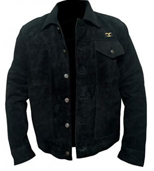 Infinite-Shop Rip Wheeler Yellowstone Cole Hauser Black Jacket