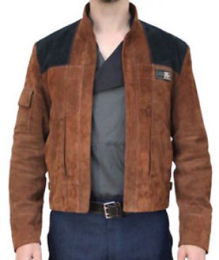 Han Solo Alden Ehrenreich Suede Jacket by Magnoli Clothiers