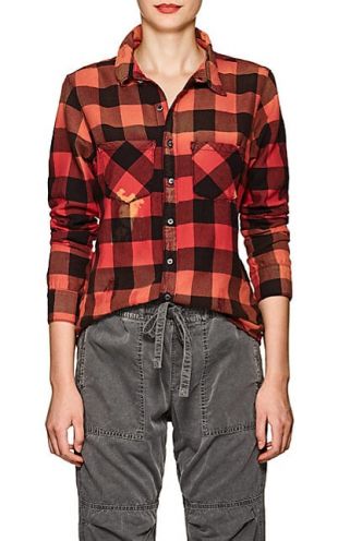 
		NSF Kimberly Buffalo Checked Cotton Shirt | Barneys New York
	