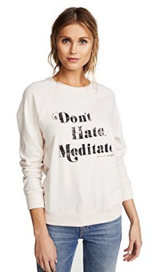 Spiritual Gangster Women's Meditate Old School Pullover