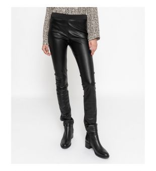 Legging simili cuir noir   Devernois