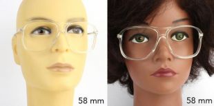 lunettes d’aviateur transparentes   cristal clair montures vintage   années 80 nouveau ancien stock clair montures de lunettes oversize