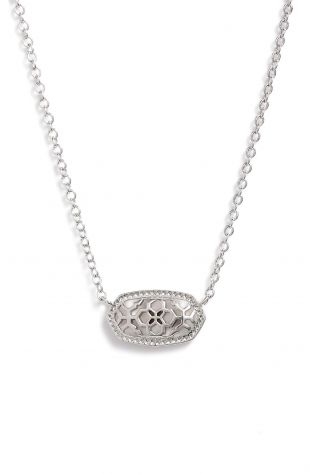 Elisa Necklace in Silver Filigree by Kendra Scott