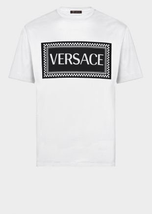 Versace - T shirt logo Versace Vintage 90s