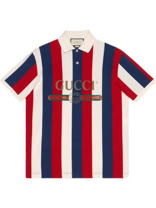 Gucci Polo à Logo Et Rayures