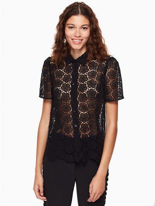 bloom flower lace top