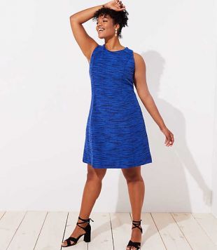 Loft Plus Spacedye Shift Dress