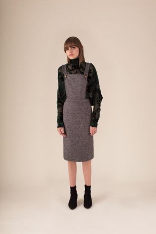 Robe en Tweed