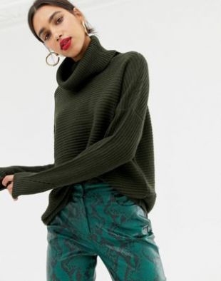 Vero Moda   Pull col roulé côtelé at asos.com