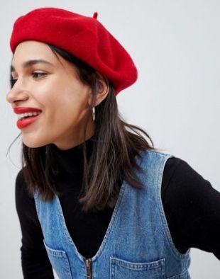 Béret Rouge Major Wear – Pure Laine, Taille Unique, Ajustable