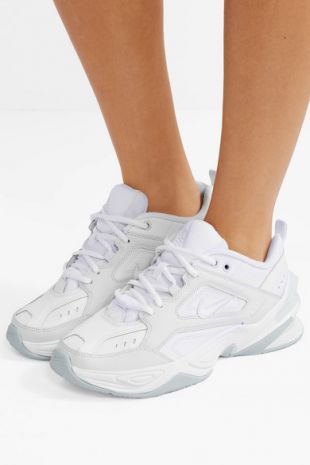 nike m2k tekno leather and mesh sneakers