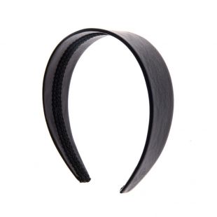 Large headband en cuir d'imitation