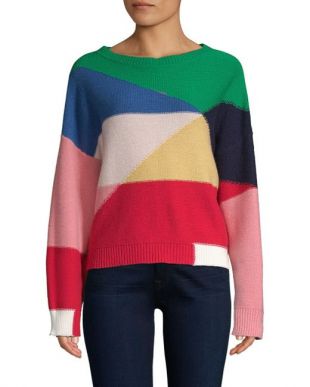 Joie - Joie Megu Colorblock Knit Pullover