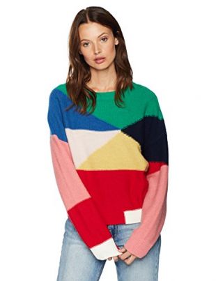 Joie Women's Megu Pullover Colorblock Sweater