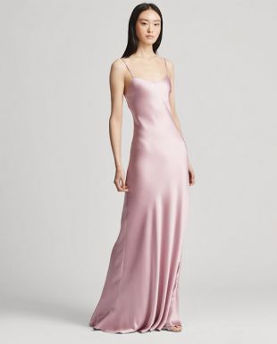 Evelyn Satin Gown by Ralph Lauren