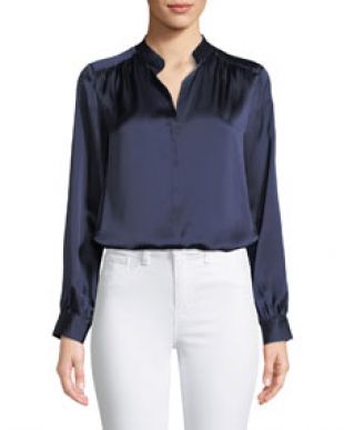 L'Agence - Women's Pixie Drawstring Blouse
