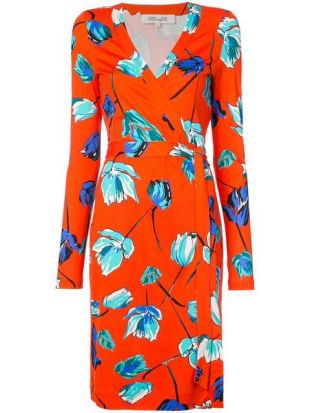 Robe Portefeuille à Fleurs