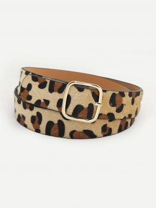 Ceinture imprimée léopard