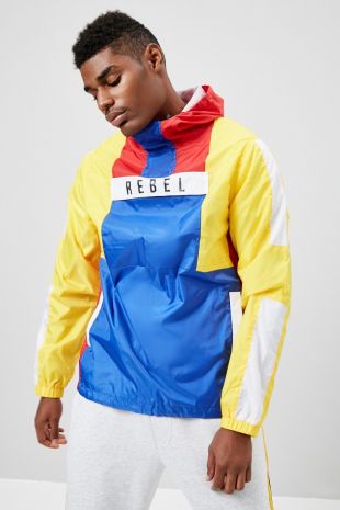 Rebel Minds Colorblock Anorak