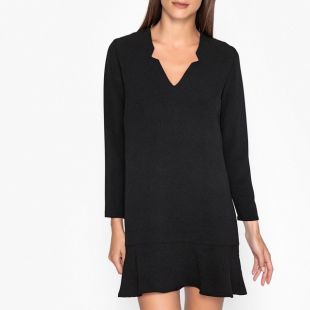 Robe housse mi longue, manches longues THAIS