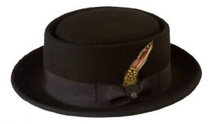 Chapeau Porkpie - Homme Noir Noir - Noir - Medium