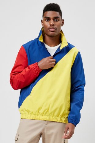 21MEN - Anorak à capuche aux couleurs contrastantes