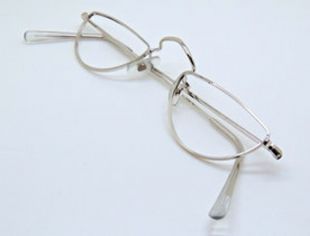 Londres VINTAGE ligne demi oeil lunettes faites par Algha œuvres argent finition 12 k GF