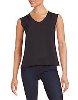 FRENCH CONNECTION Knit V-Neck Top