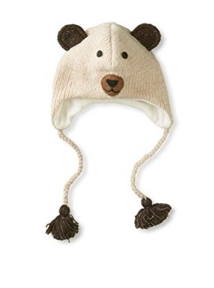 Teddy Bear Pilot Peruvian Knit Hat