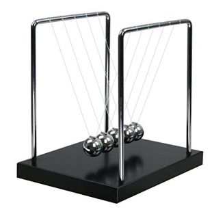 BOJIN - BOJIN Pendule Newton Classique Boule Équilibrée Jeux Scientifiques  Décoration pour Chambre Bureau -Medium