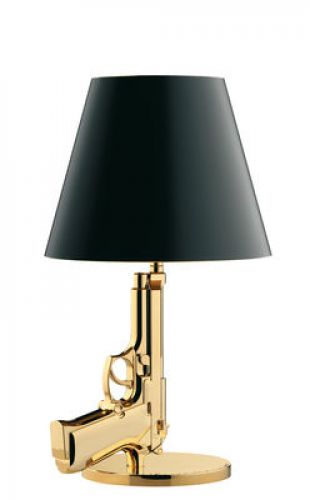 Lampe Bedside Gun Philippe Starck - Noir/Or | Made In Design