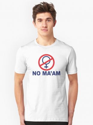 T shirt 'NO MA'AM CLUB' par teeshirtguy491