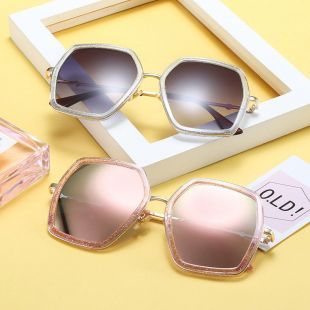NEW Retro Oversized Polygon Sunglasses Cat Eye Frame Women Fashion Shades 2018 | eBay