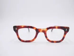 Vintage 1960s Tortoise Horn rimmed Eyeglass frames optical eyeglasses American made