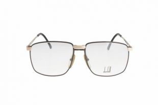 GreenFlamingoVintage - Dunhill 6071 square eyeglasses, black & gold ...