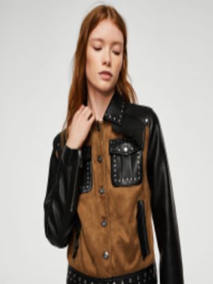 debby ryan leather jacket