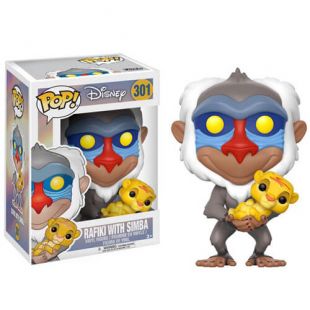 The Funko Pop Rafiki With Simba In The Lion King Wonder Hook In The Video A New Funko Pop Rare In My Collection Spotern