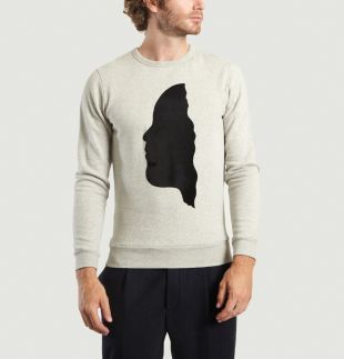Sweat Visage Gris Léger