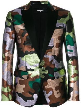 Blazer Imprimé Camouflage