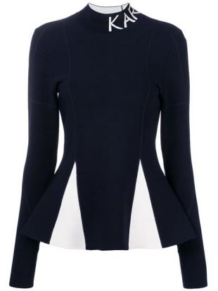 Karl Lagerfeld Peplum Jumper
